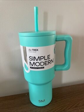 Simple Modern 30oz Tumbler with Handle and Straw - Aqua